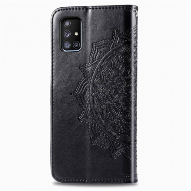 Flip Case Für Samsung Galaxy A71 5G Mandala-mittelalter