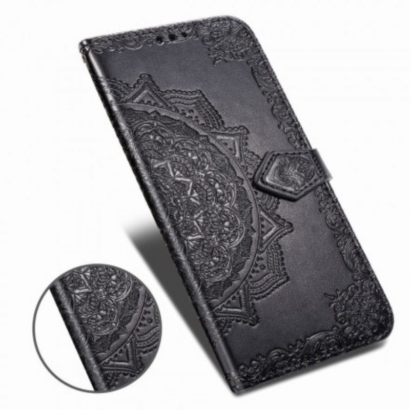 Flip Case Für Samsung Galaxy A71 5G Mandala-mittelalter