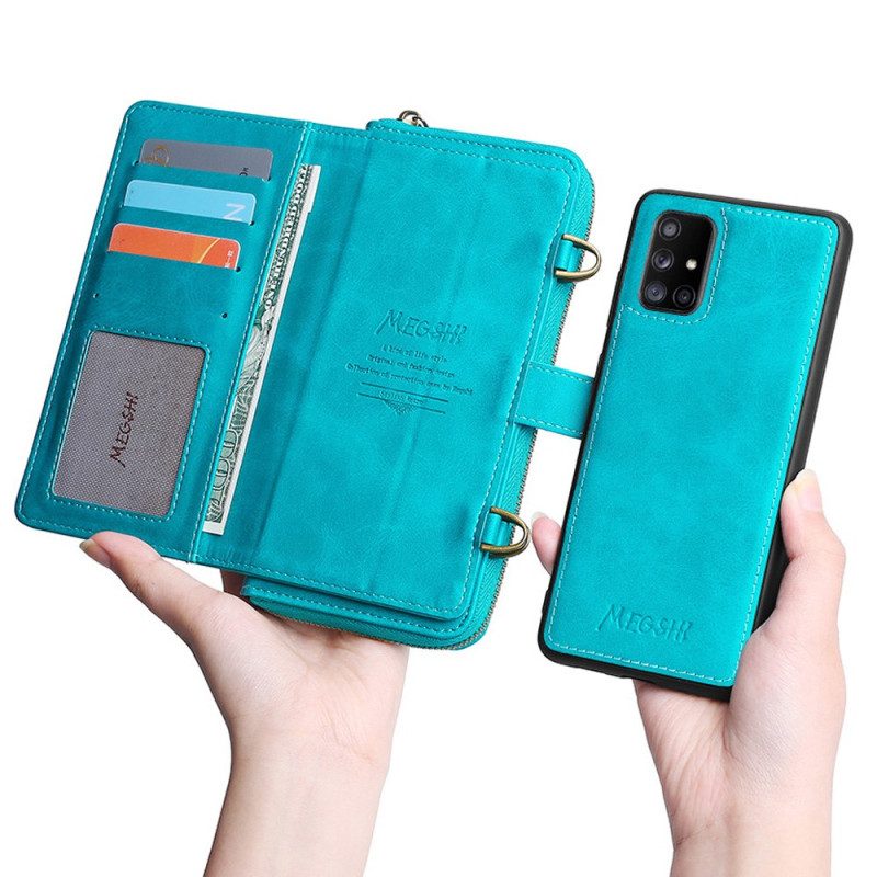 Flip Case Für Samsung Galaxy A71 5G Megshi Abnehmbar