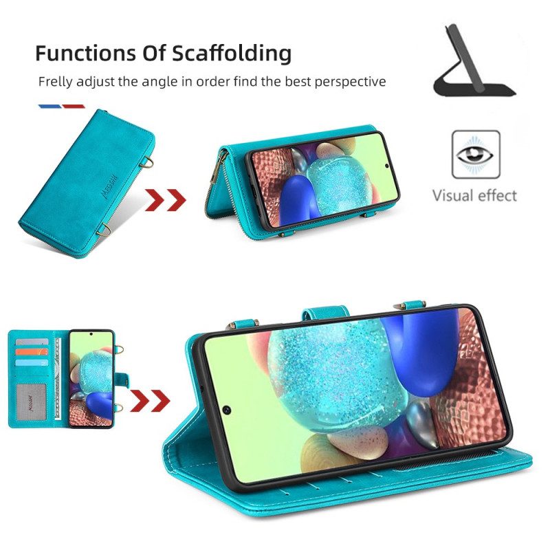 Flip Case Für Samsung Galaxy A71 5G Megshi Abnehmbar