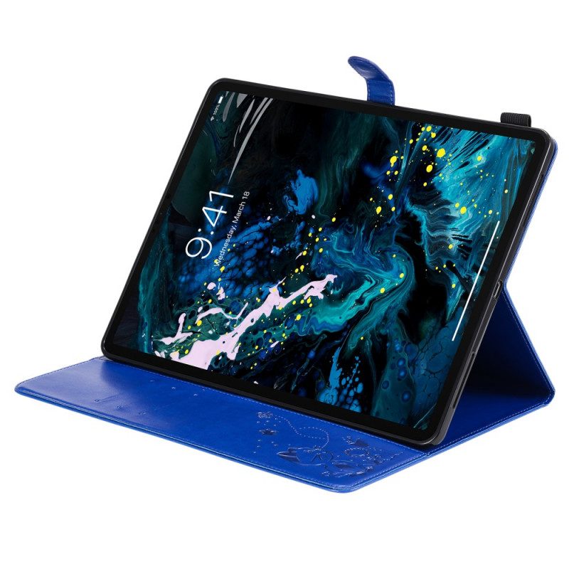 Flip Case Für iPad Pro 12.9" (2022) Katze Und Bienen