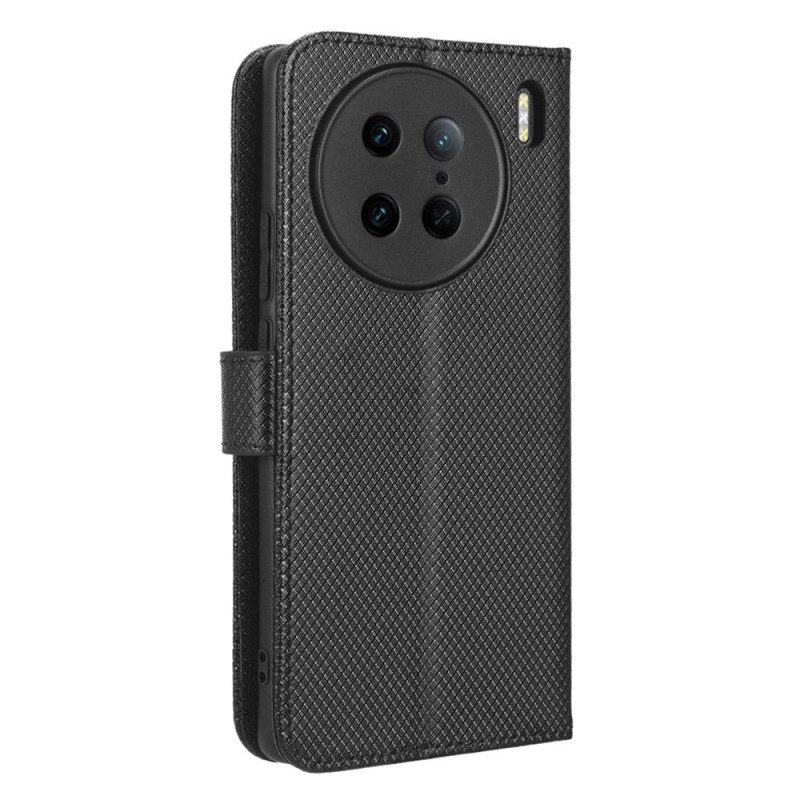 Flip Case Für Vivo X90 Pro Mit Kordel Armbandauswahl