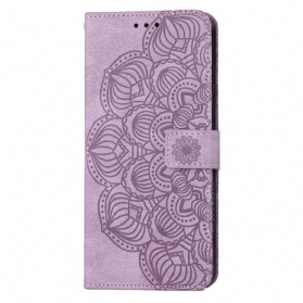 Flip Case Für Samsung Galaxy S23 Plus 5G Mit Kordel Riemchen-mandala