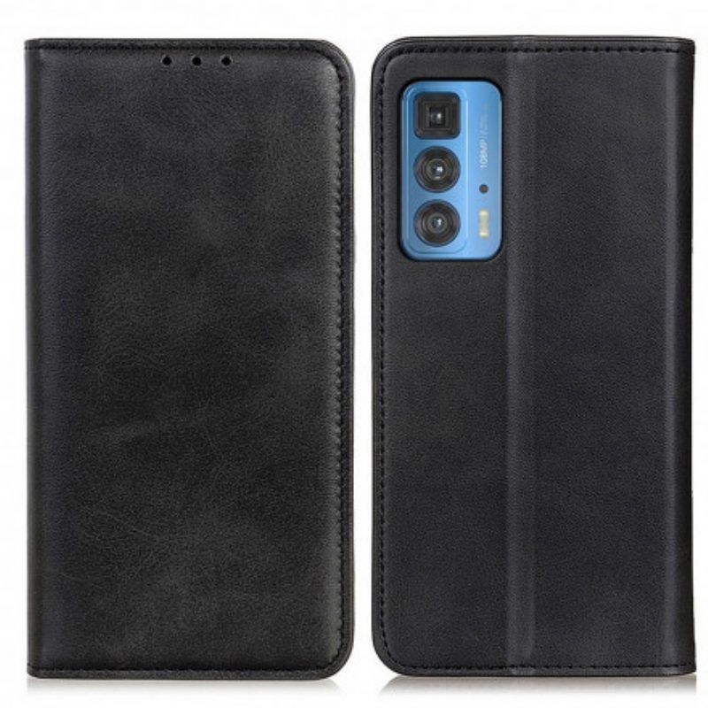 Schutzhülle Für Motorola Edge 20 Pro Flip Case Spaltleder-design