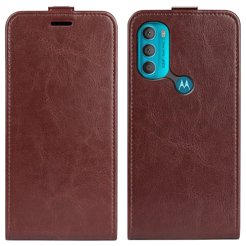 Flip Case Für Moto G71 5G Flip Case Faltendes Retro