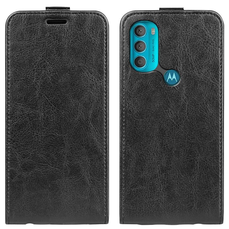 Flip Case Für Moto G71 5G Flip Case Faltendes Retro