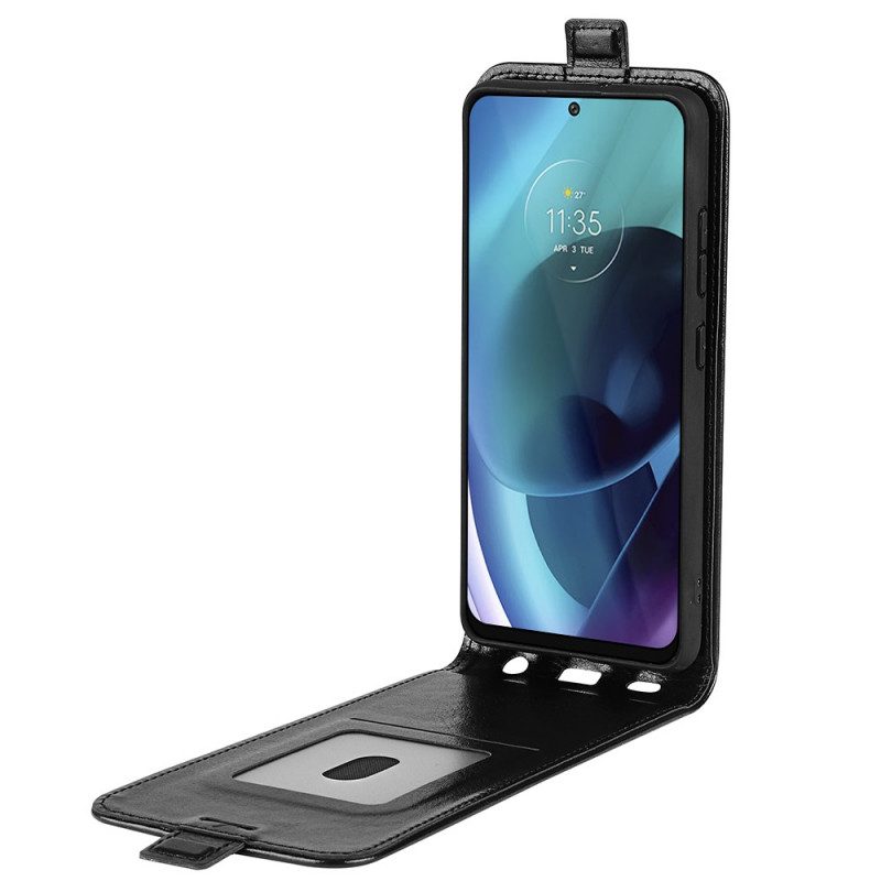 Flip Case Für Moto G71 5G Flip Case Faltendes Retro