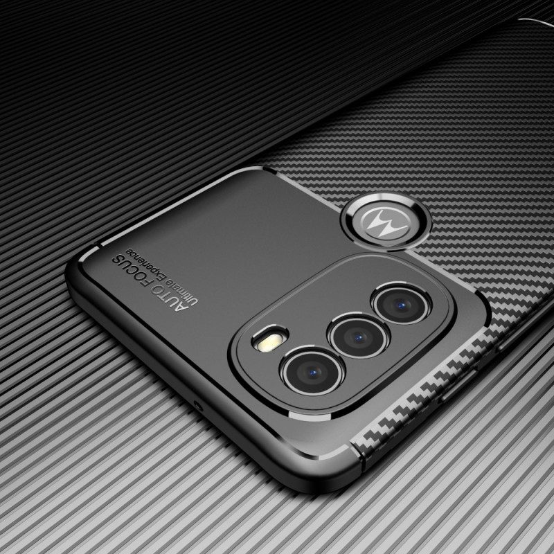 Hülle Für Moto G71 5G Kohlefaserschlauch