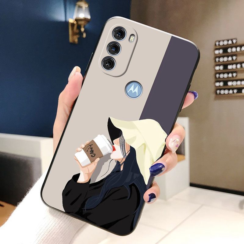 Lederhüllen Für Moto G71 5G Blauer Und Gelber Schmetterling