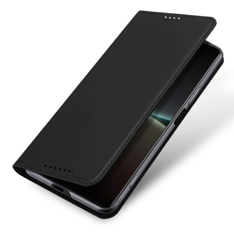 Lederhüllen Für Sony Xperia 5 IV Skin Pro Dux Ducis