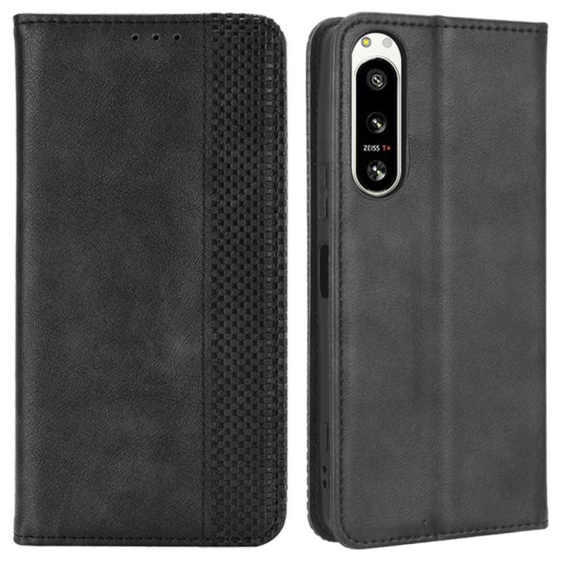 Schutzhülle Für Sony Xperia 5 IV Flip Case Stilvoll