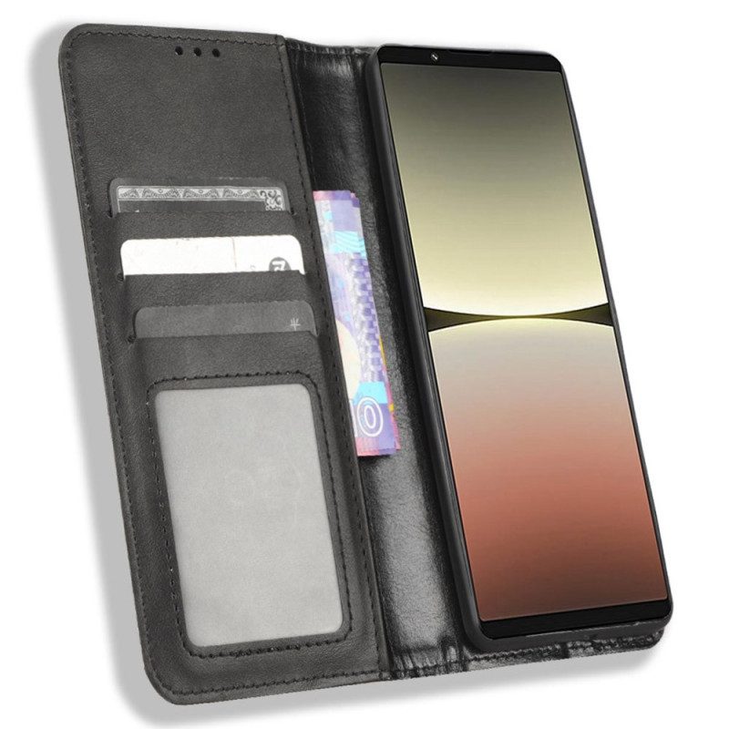 Schutzhülle Für Sony Xperia 5 IV Flip Case Stilvoll