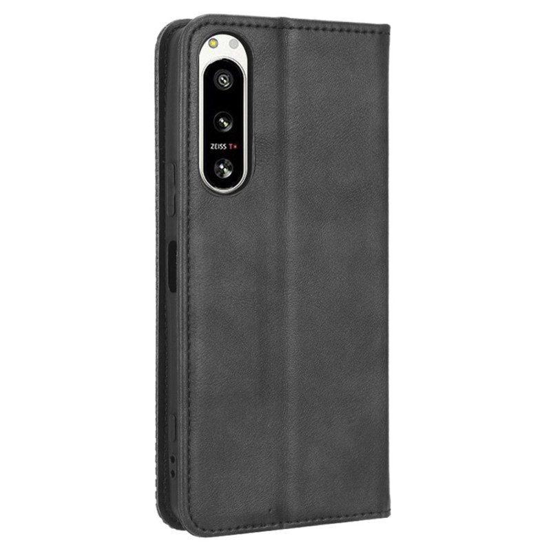 Schutzhülle Für Sony Xperia 5 IV Flip Case Stilvoll