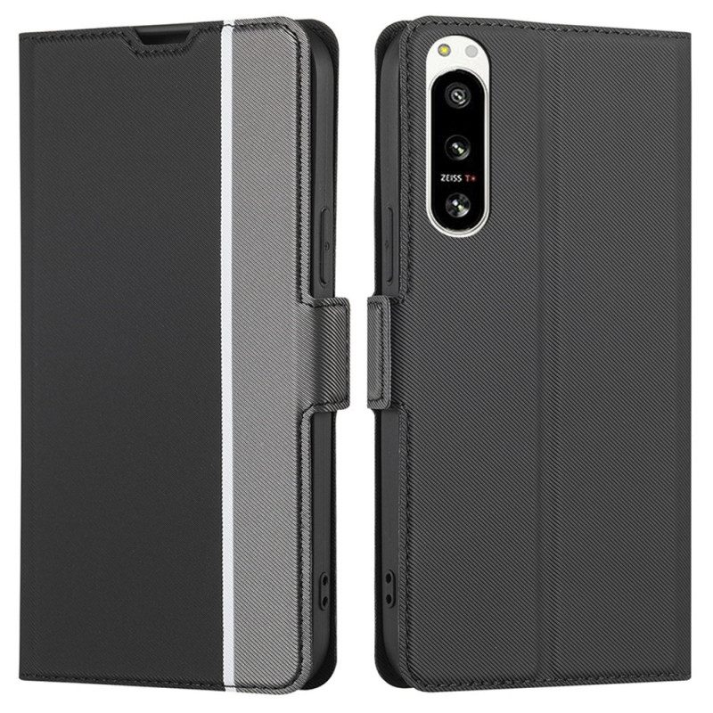 Schutzhülle Für Sony Xperia 5 IV Flip Case Ultrafeine Bicolor