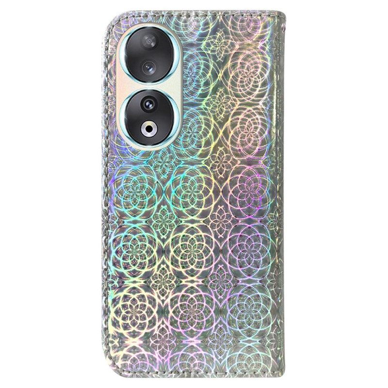 Flip Case Für Honor 90 Mit Kordel Strappy Disco