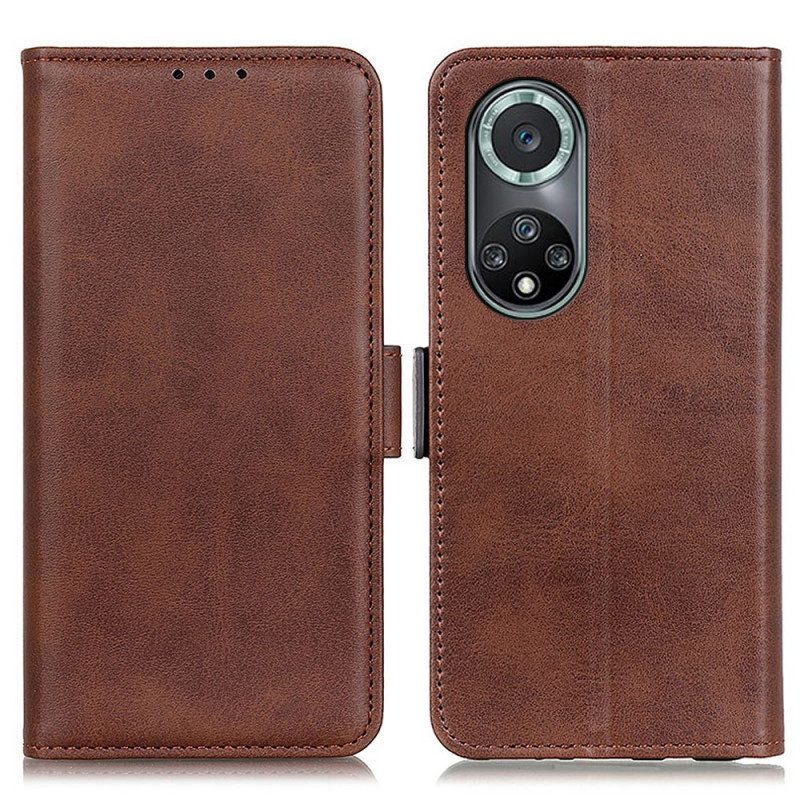 Flip Case Für Honor 50 Pro Flip Case Doppelte Klappe