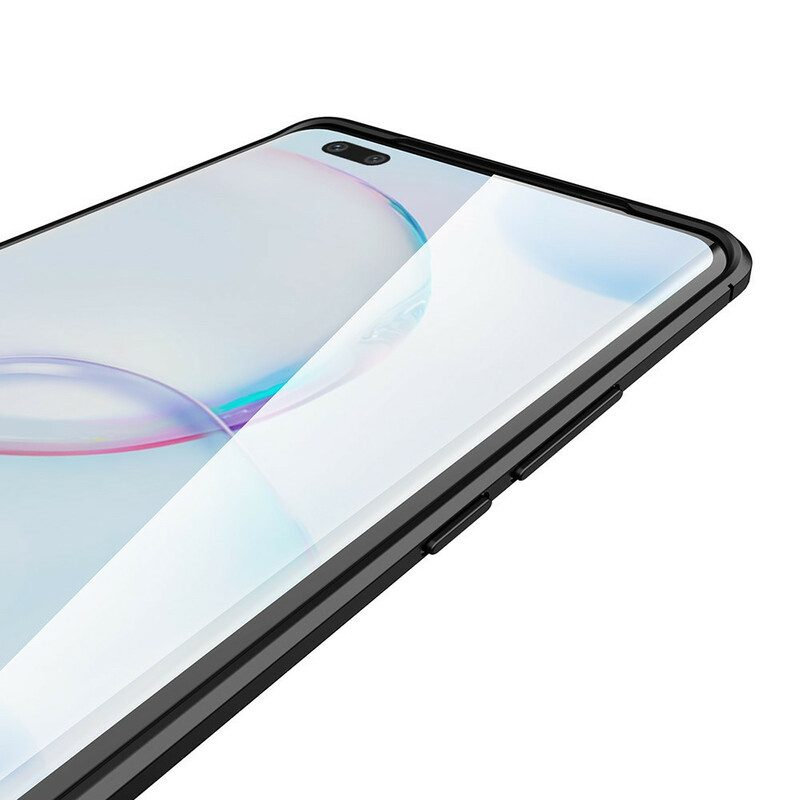 Handyhülle Für Huawei Nova 9 Pro Doppellinien-litschi-ledereffekt