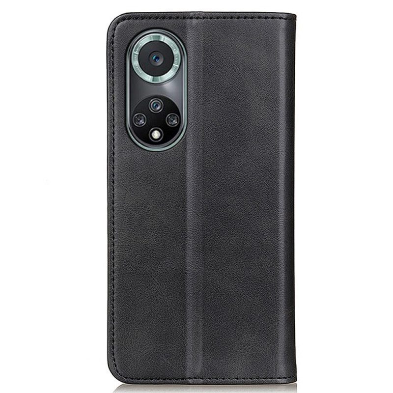 Schutzhülle Für Huawei Nova 9 Pro Flip Case Elegantes Spaltleder