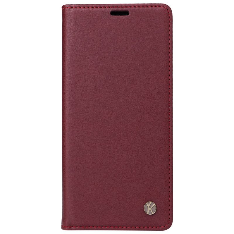 Flip Case Motorola Edge 50 Pro Klassisches Yikatu