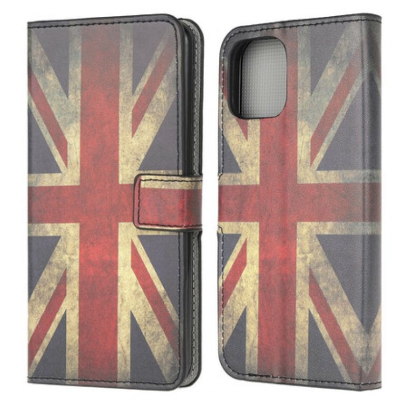 Flip Case Für iPhone 13 Mini England-flagge