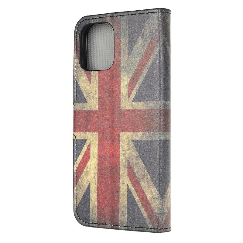 Flip Case Für iPhone 13 Mini England-flagge