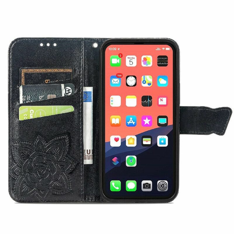 Flip Case Für iPhone 13 Mini Halbe Schmetterlinge