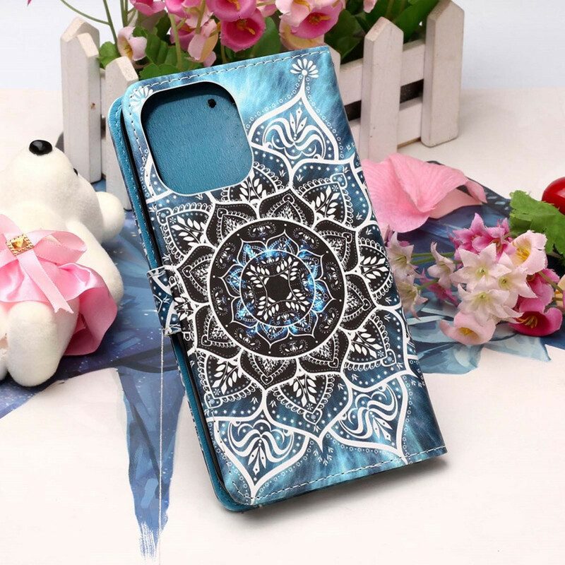 Flip Case Für iPhone 13 Mini Mandala Im Himmel