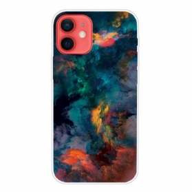 Handyhülle Für iPhone 13 Mini Bunte Wolken