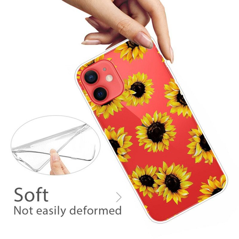 Handyhülle Für iPhone 13 Mini Sonnenblumen