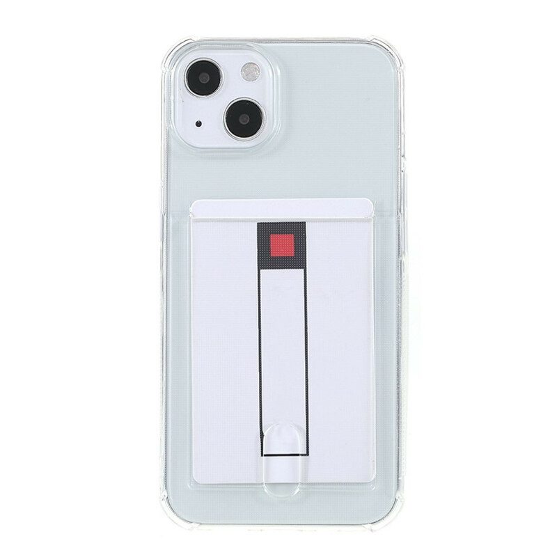 Handyhülle Für iPhone 13 Mini Transparenter Farbkartenhalter