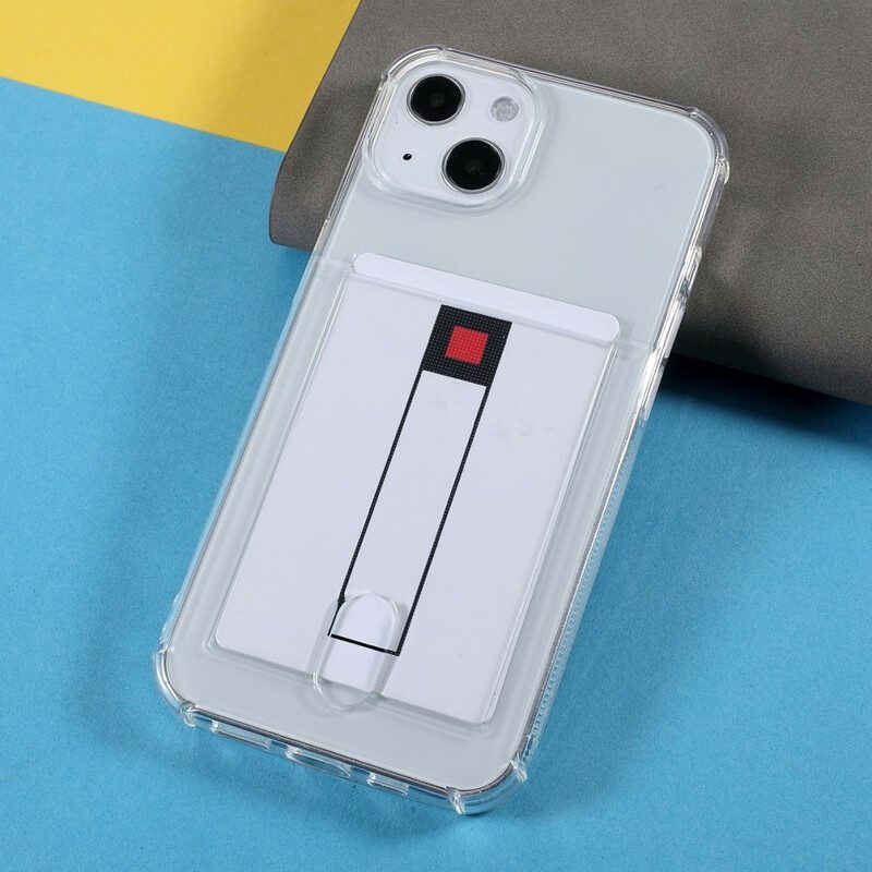 Handyhülle Für iPhone 13 Mini Transparenter Farbkartenhalter