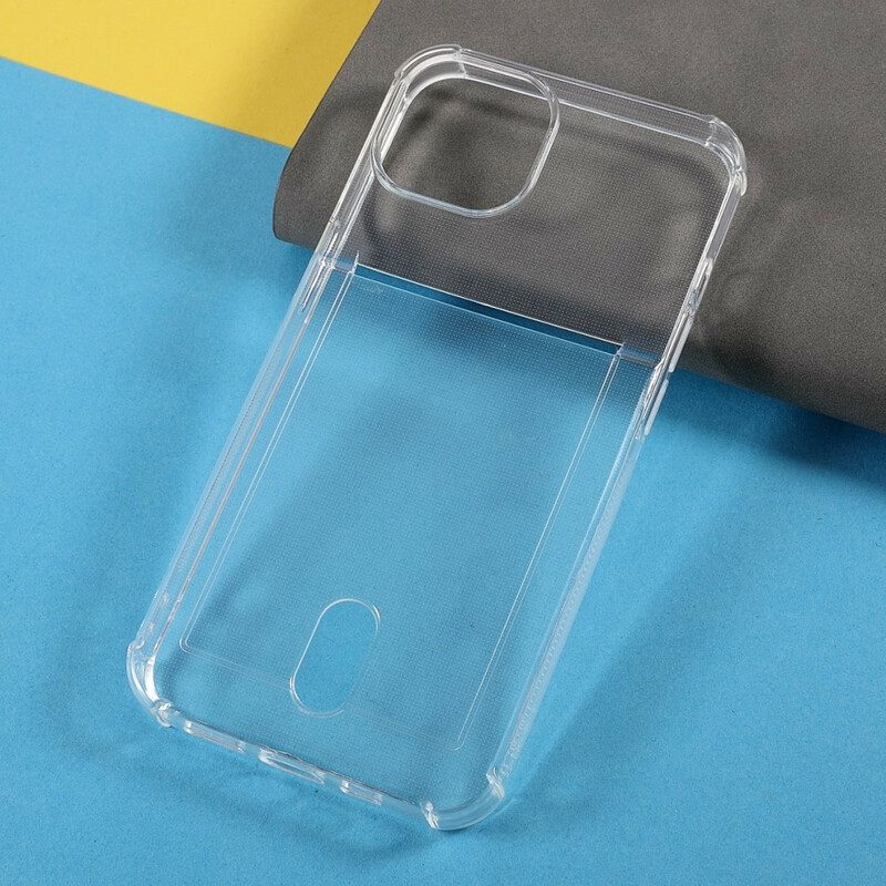 Handyhülle Für iPhone 13 Mini Transparenter Farbkartenhalter