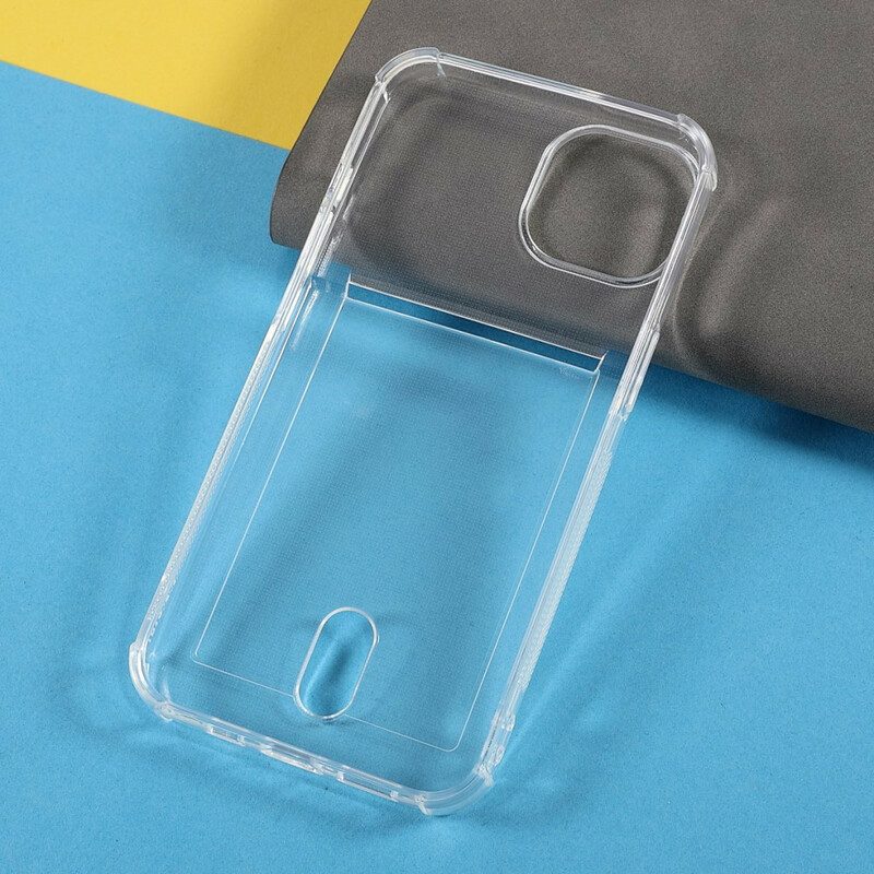 Handyhülle Für iPhone 13 Mini Transparenter Farbkartenhalter