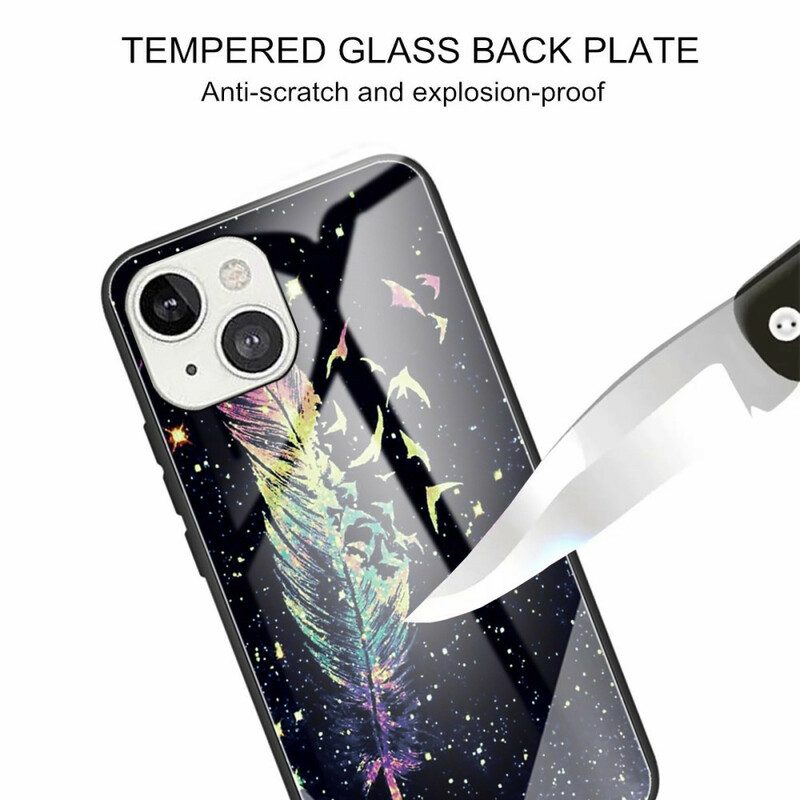 Hülle Für iPhone 13 Mini Federgehärtetes Glas