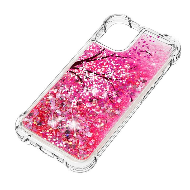 Hülle Für iPhone 13 Mini Glitzerbaum