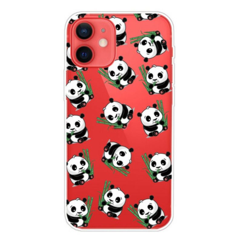 Hülle Für iPhone 13 Mini Kleine Pandas