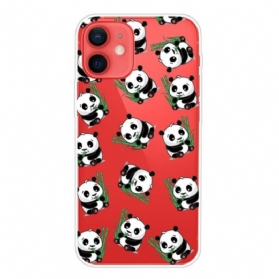 Hülle Für iPhone 13 Mini Kleine Pandas