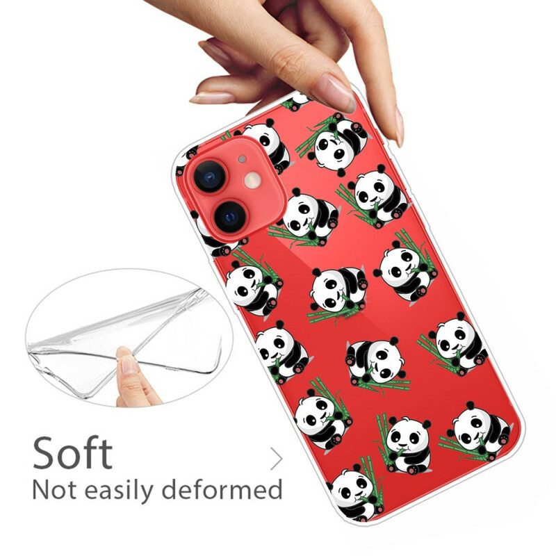 Hülle Für iPhone 13 Mini Kleine Pandas