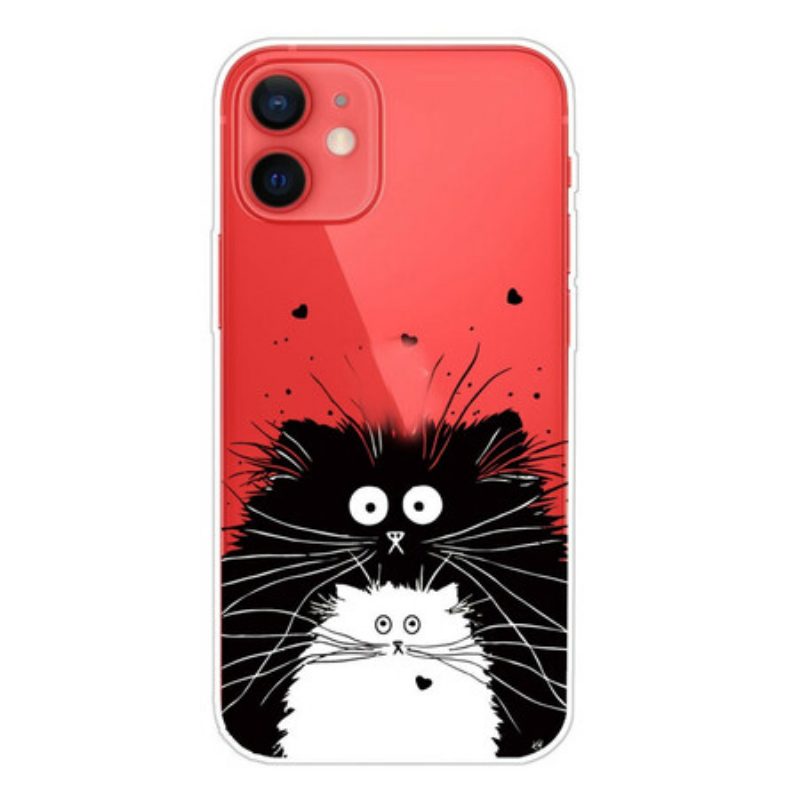 Hülle Für iPhone 13 Mini Schauen Sie Sich Die Katzen An