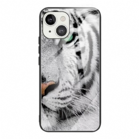 Hülle Für iPhone 13 Mini Tiger-gehärtetes Glas