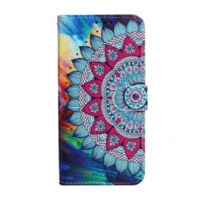 Lederhüllen Für iPhone 13 Mini Ultra Buntes Mandala