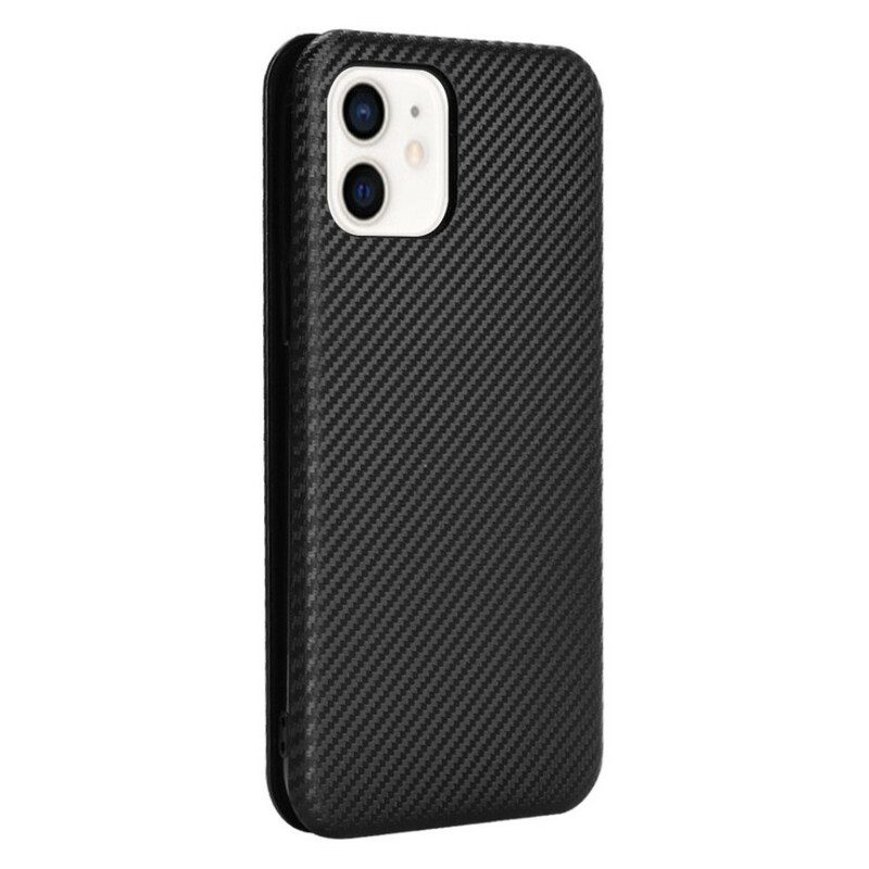 Schutzhülle Für iPhone 13 Mini Flip Case Kohlefaser