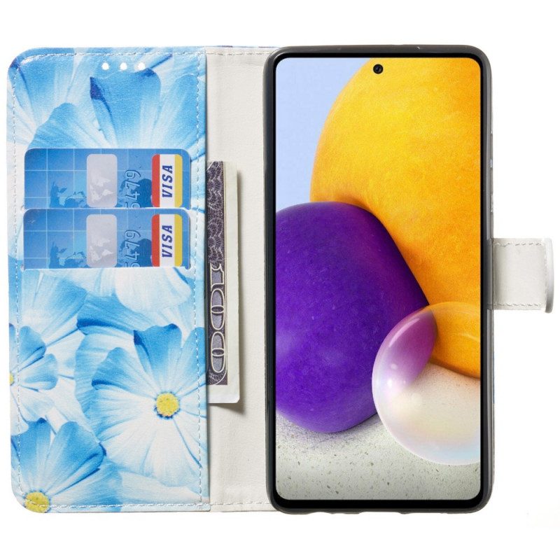 Flip Case Für Samsung Galaxy A33 5G Der Blumenstil