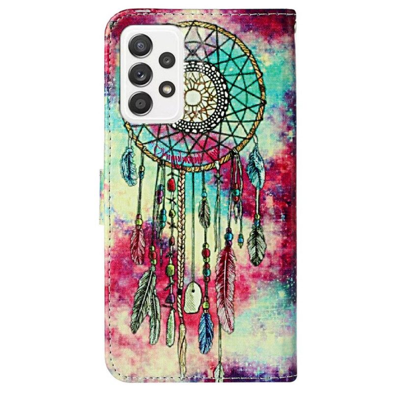 Flip Case Für Samsung Galaxy A33 5G Der Dreamcatcher-stil