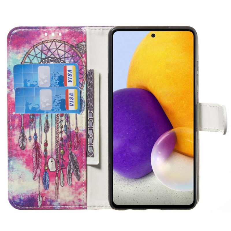 Flip Case Für Samsung Galaxy A33 5G Der Dreamcatcher-stil