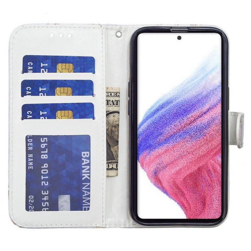 Flip Case Für Samsung Galaxy A33 5G Flug Der Schmetterlinge