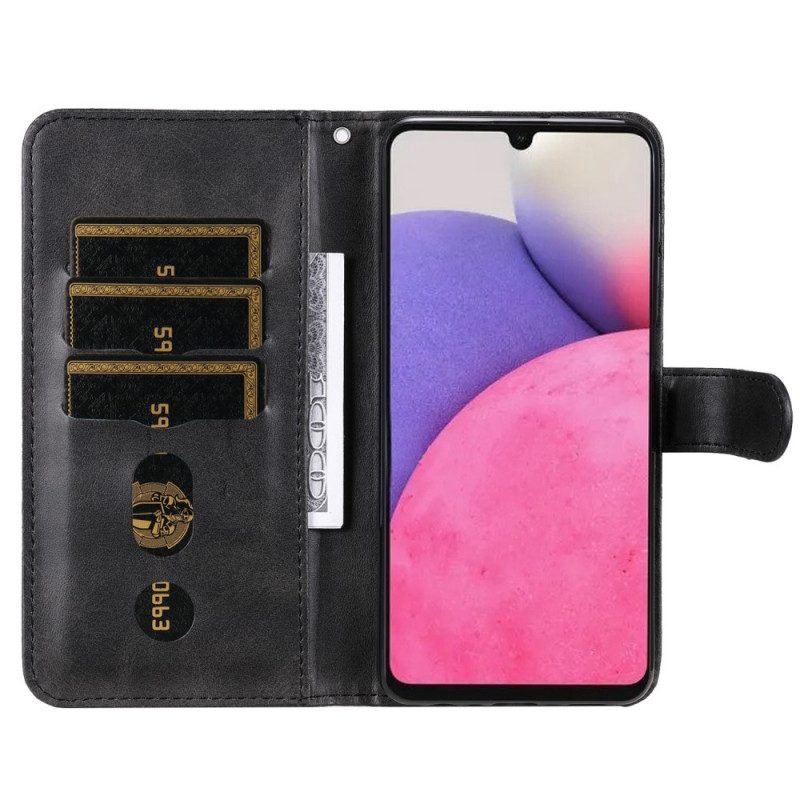 Flip Case Für Samsung Galaxy A33 5G Geldbörse