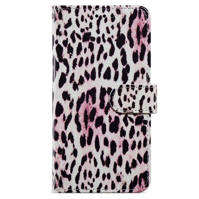 Flip Case Für Samsung Galaxy A33 5G Leopardenmuster