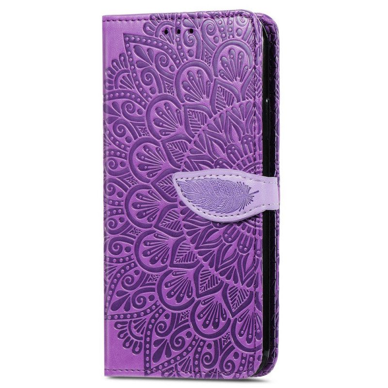 Flip Case Für Samsung Galaxy A33 5G Stammesblätter