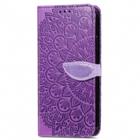 Flip Case Für Samsung Galaxy A33 5G Stammesblätter